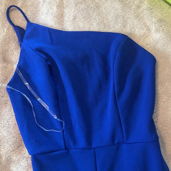BNWOT one sleeve royal blue romper XS - Picture 7 of 7